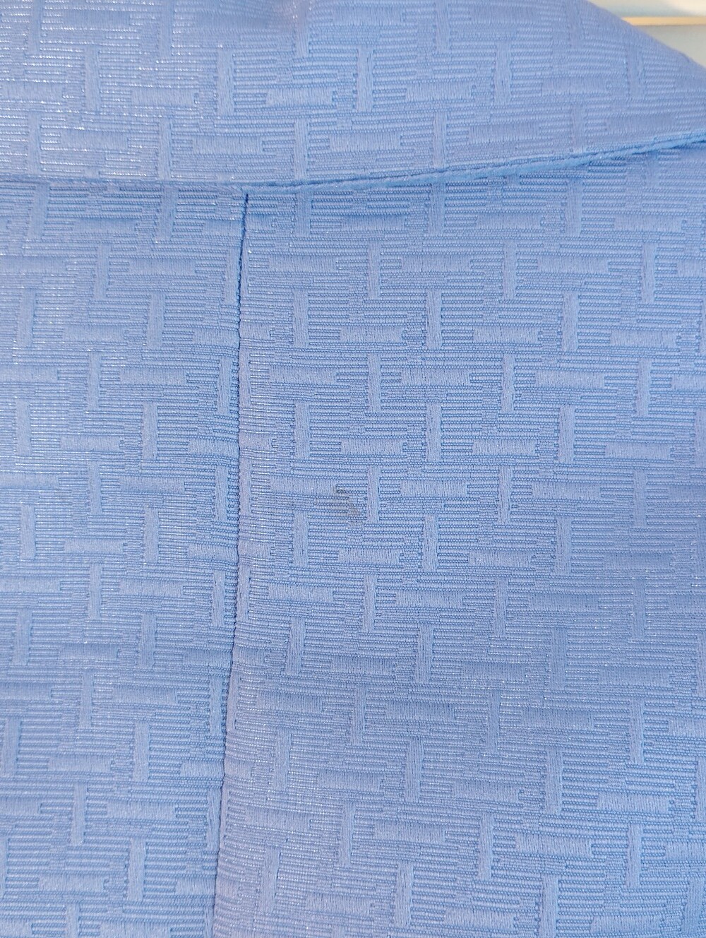 Kasper Light Blue Textured Skirt Set Jacket - Picture 8 of 11